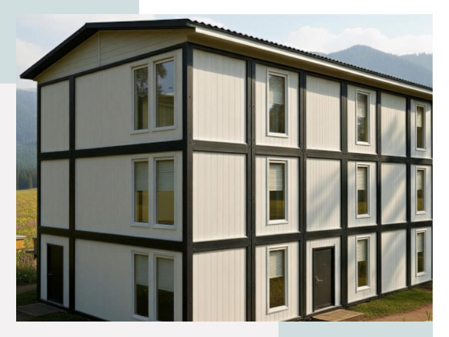 Модульные общежития в Магадане