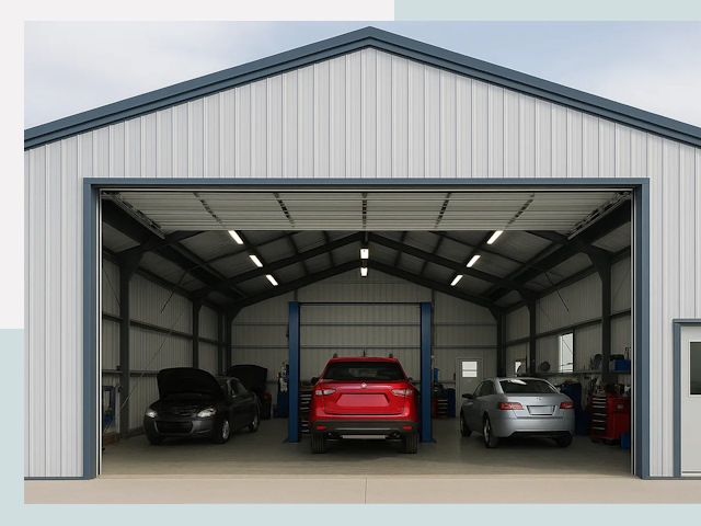 Ангары из сэндвич панелей от 613 руб. в Магадан