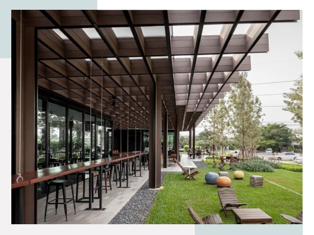 Летние веранды для кафе в Магадане