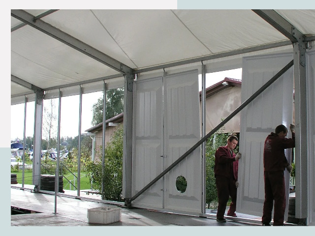 Быстро сборные шатры в Магадан от 613 руб. за м²