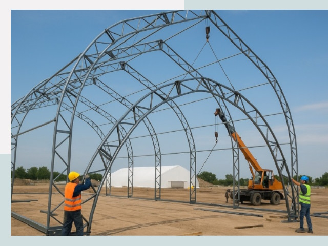 Монтаж ангаров в Магадане от 613 руб. - Надежно и быстро